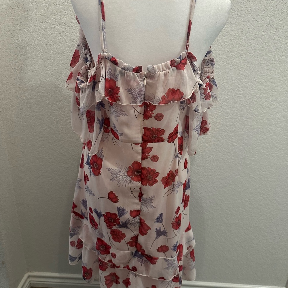 Floral Ruffle Dress L - Picture 3 of 4